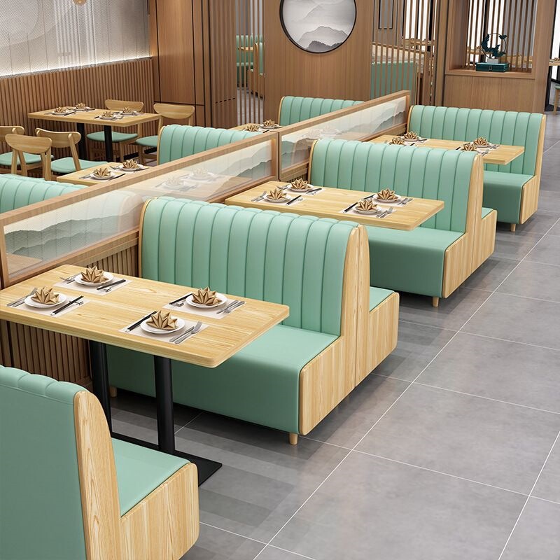 Booth Sofa Milk Tea Shop Fast Food Grilled Fish Hot Pot Restaurant Sofa Western Restaurant Dining Table and Chair Set Cooking Table and Chairs Booth Sofa Milk Tea Shop Fast Food Grilled Fish Hot Pot Restaurant Sofa Western Restaurant Dining Table and Chair Set Cooking Table and Chairs
