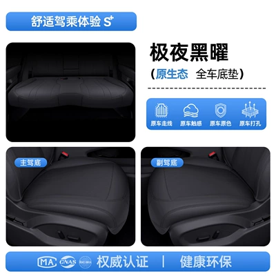 for 26 models of Chery: Modelə uyğun (Original) oturacaq örtükləri - upgraded-invisible-model-midnight-black-shine-full-car-floor-mat-26-models-of-fengyun-t7