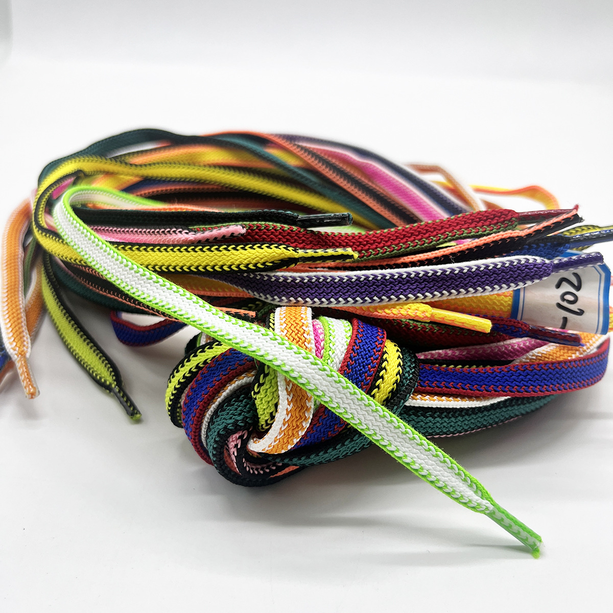 48 colores 10mm poliéster espeso color hueso de pescado cuerda plana hueca sombrero de ropa deportiva cuerda de doble cordón de zapatos cuerda de camisa
