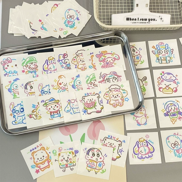 Dopamine mixed tattoo sticker