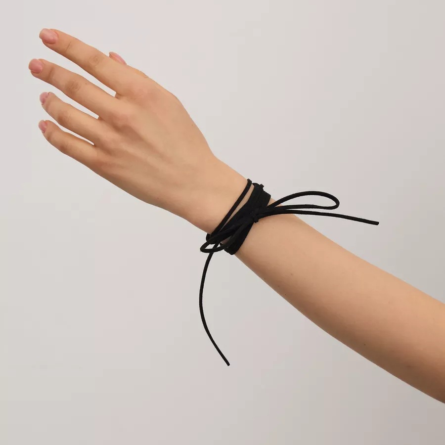 Strik choker ketting voor dames elegante handgemaakte sieraden_voghion.com