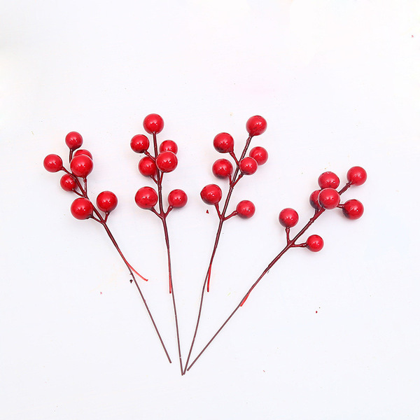 Simulation Red Fruit Purgatory Fruit Christmas Little Red Fruit…