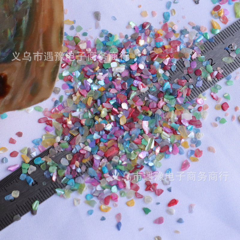 Colorful nail shell scrap 1-3mm shell fragments nail sequins nail stickers handmade diy brooch accessories Colorful nail shell scrap 1-3mm shell fragments nail sequins nail stickers handmade diy brooch accessories