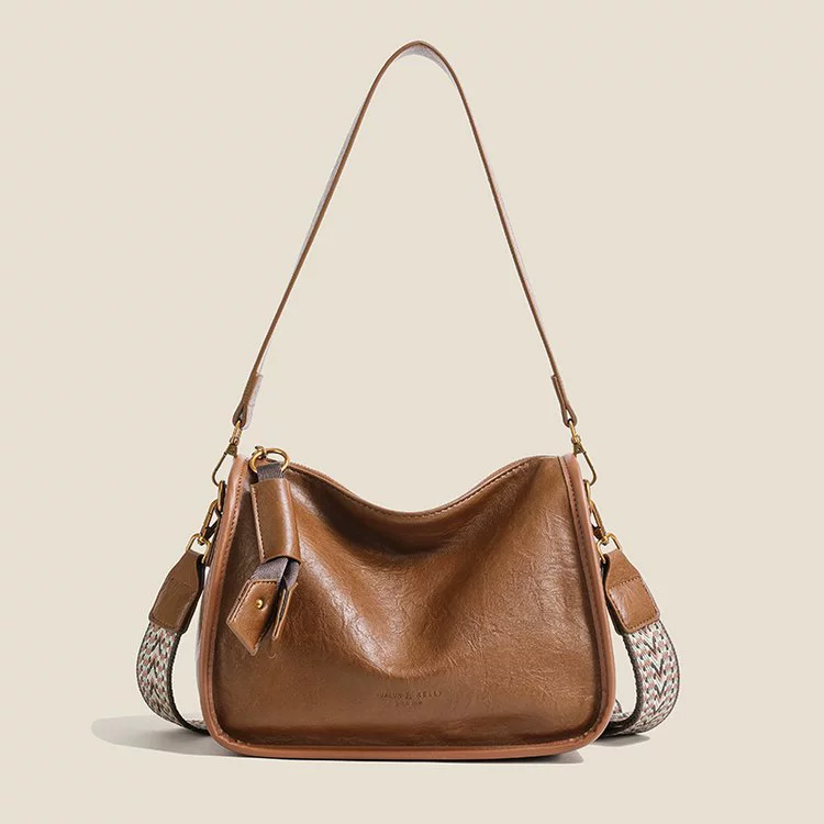 Вместительная сумка на одно плечо в стиле ретро, сумка-подушка, высокого класса