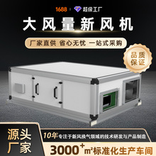 全热交换新风系统商用大风量净化中央新风机双向流显热厂家直销