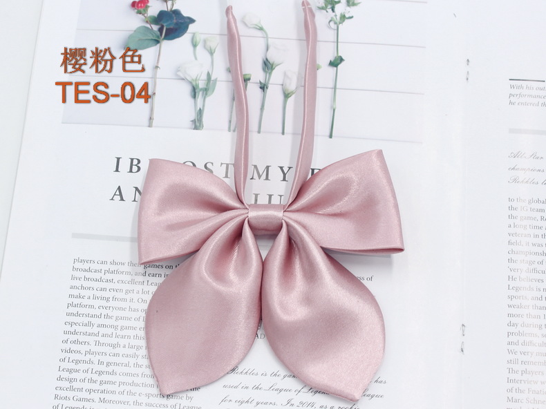 Pajarita de oreja de conejo de color sólido con lazo intermitente femenino nuevo estilo coreano estilo universitario jk uniforme pajarita accesorios de traje de marinera