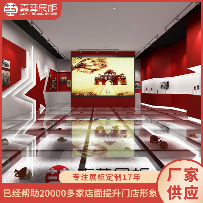 出售古董玻璃展柜 烤漆博物馆珠宝首饰展览器材展示柜台批发