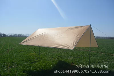 canopy camping pergola field | Avtomobil yan çətirləri - khaki-33-meters-8-wind-rope-8-ground-16-pole-set
