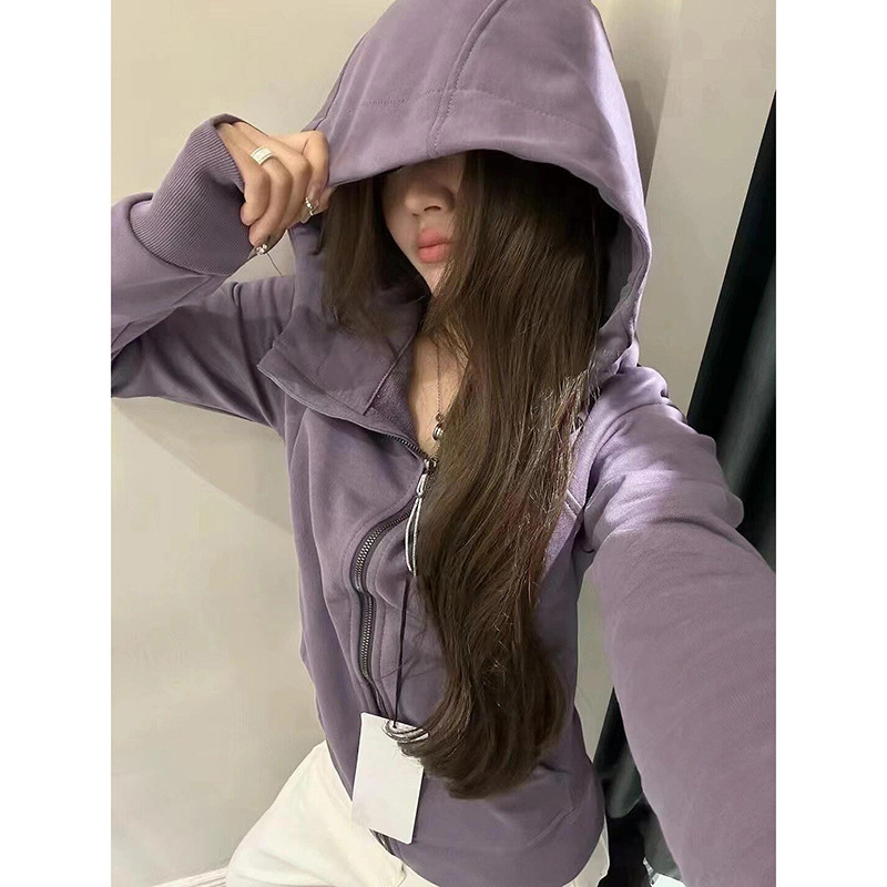 山东即墨卫衣上衣女2025新款巨好看超级显身材运动秋季显瘦外套|undefined