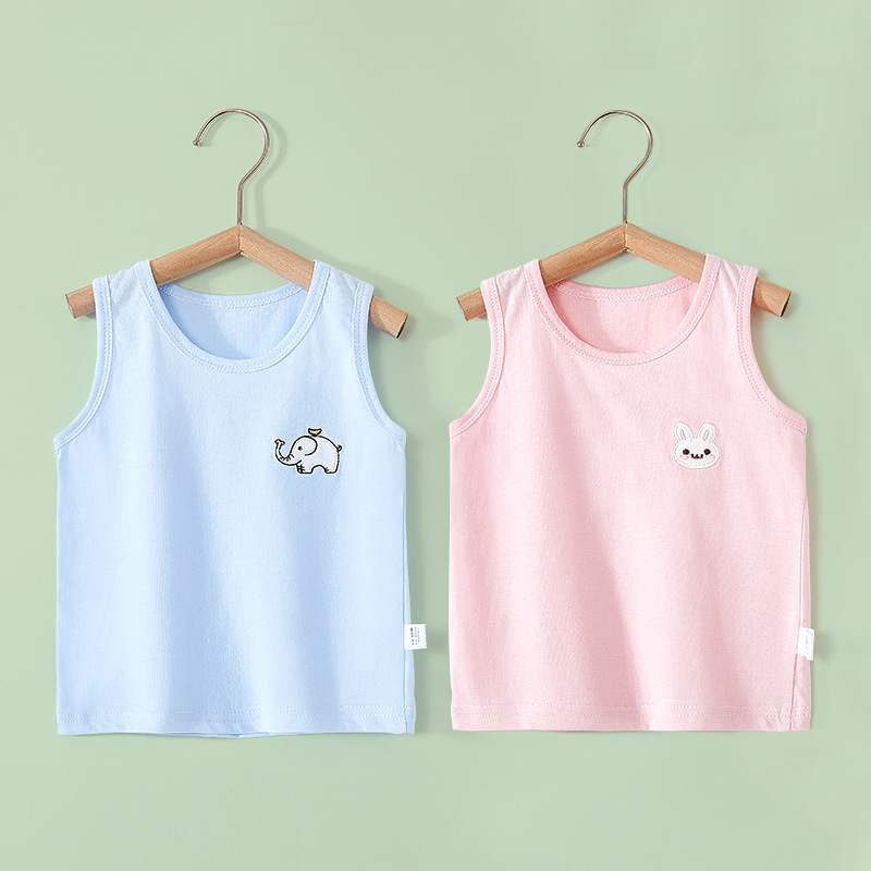 Summer cotton children's vest