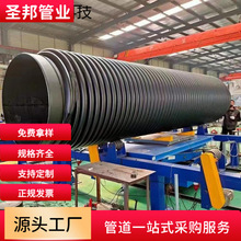 缠绕结构壁管B型HDPE克拉管DN700*SN8 A型中空壁管 井筒管 内肋管