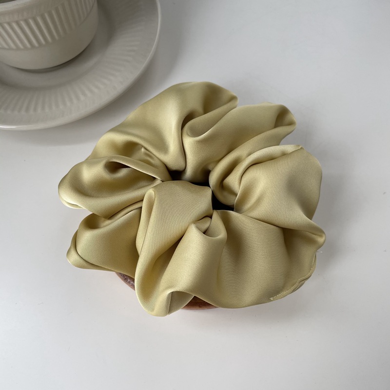 Fashion Solid Color Cloth Pleated Hair Tie 1 Piece display picture 13