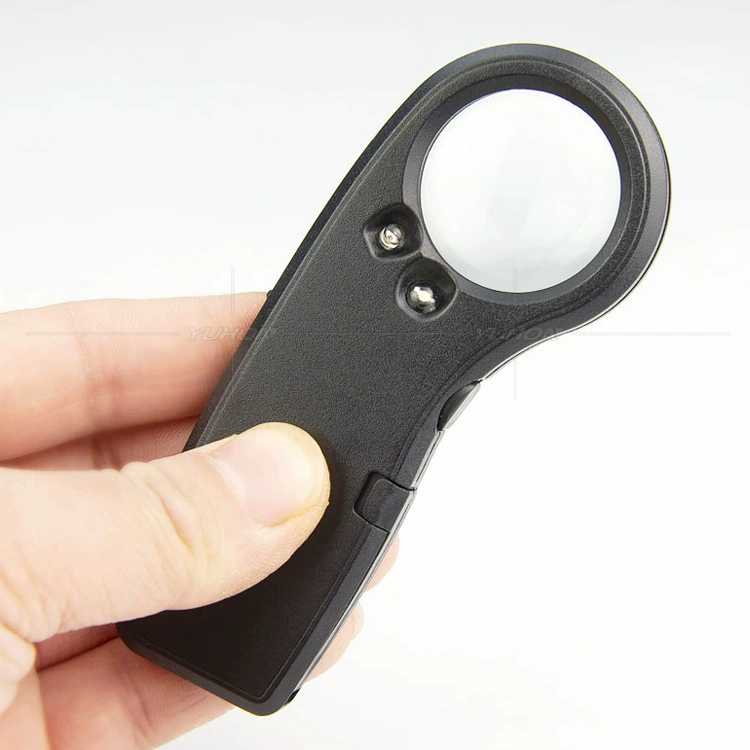 Заводская поставка светодиодный свет 30 раз Тип карты увеличительное стекло портативный с ювелирными изделиями Wenwan штамп электронное идентификация обслуживания