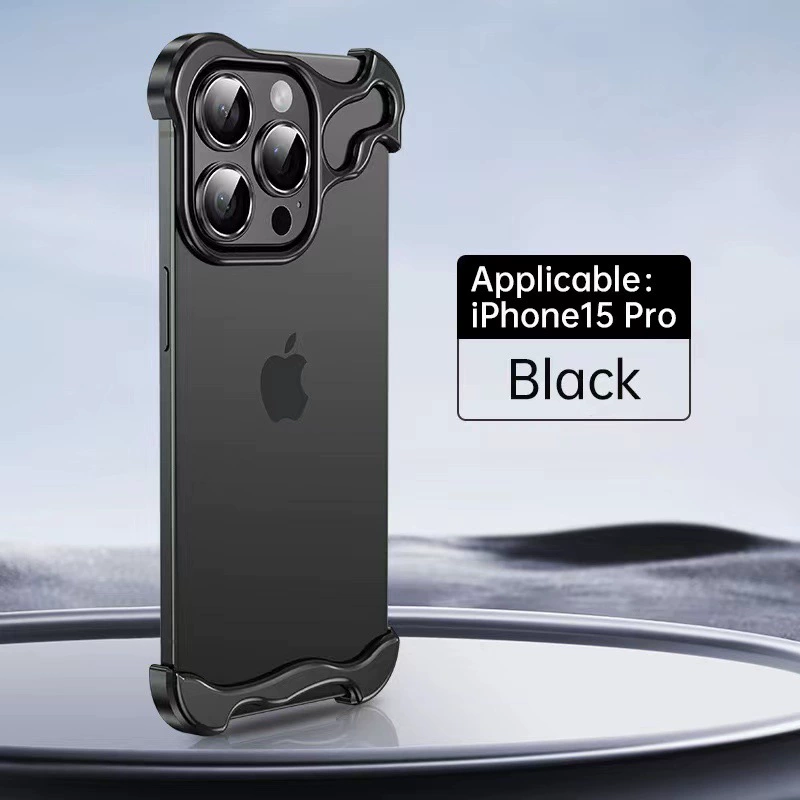 Защитный чехол для телефона (Apple iPhone 17), металлическая совместимая рама для камеры, прозрачный тонкий