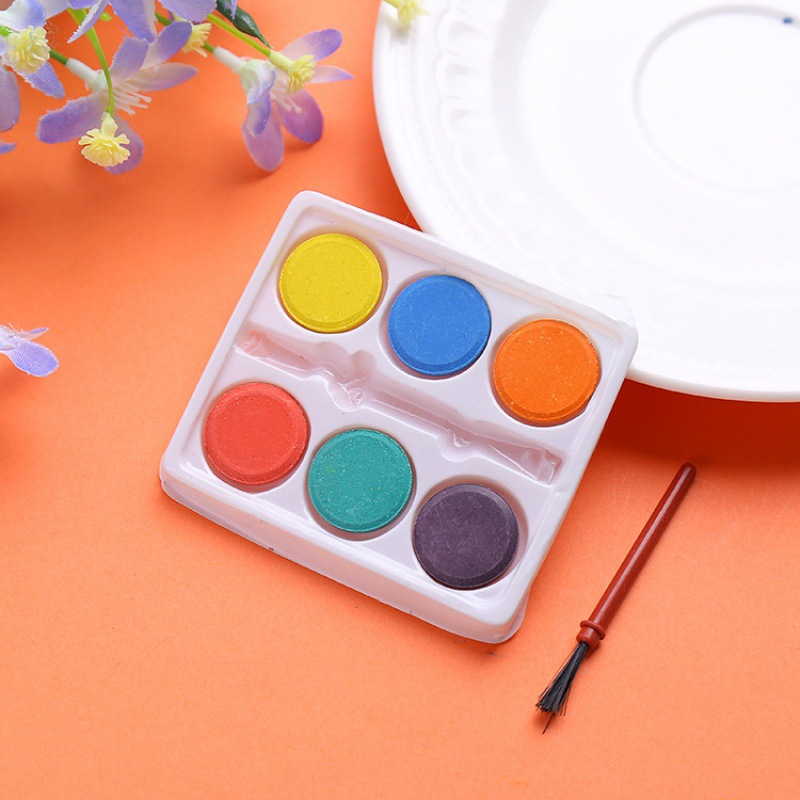 6 colores de pintura de polvo de pintura