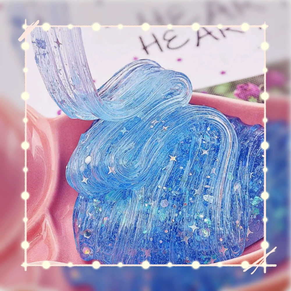 Cute slime, big starry sky, internet celebrity