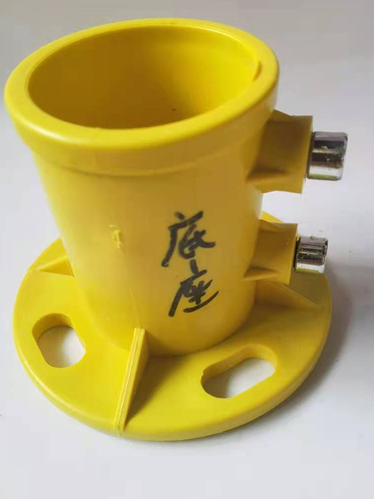 工地临边防护连接件48钢管塑料连接件定型化楼梯扶手连接配件