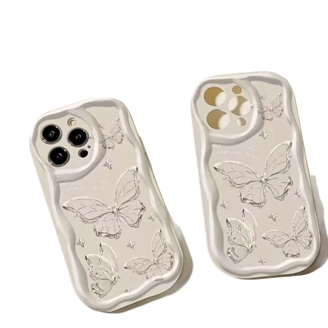 Flash line mariposa para iphone16promax funda para teléfono móvil Apple 15 Europa y América 14pro Japón y Corea 13/12