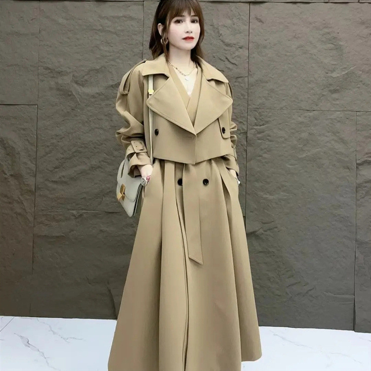 Damenbekleidung Herbst 2024 neuer Designerstil schwerer Westerock Windjacke zweiteiliger Anzug Temperament schlanker Taillenanzug_voghion.com
