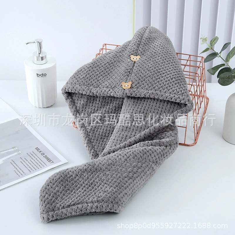Халат для волос, душ cap?