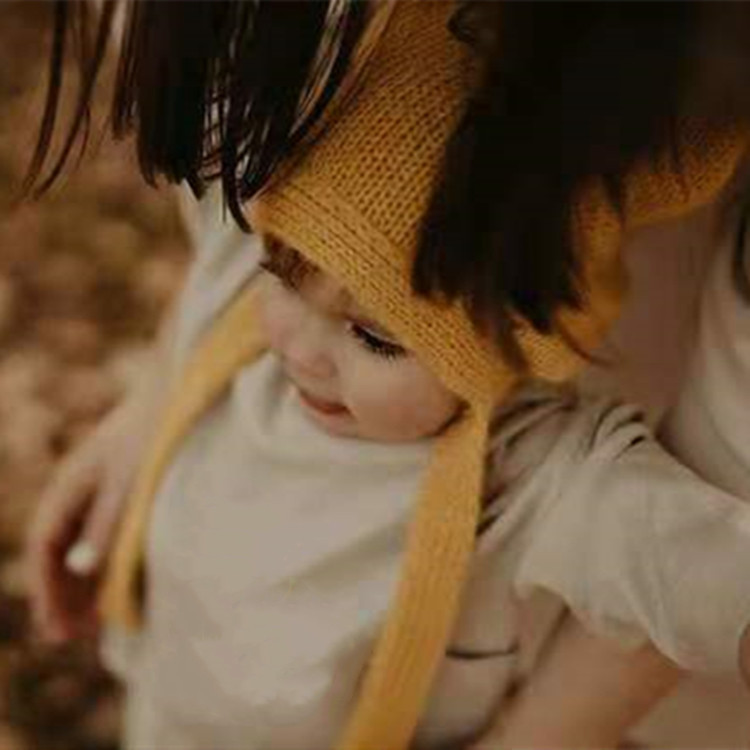 Enfants Unisexe Mignon Couleur Unie Chapeau De Bébé display picture 1