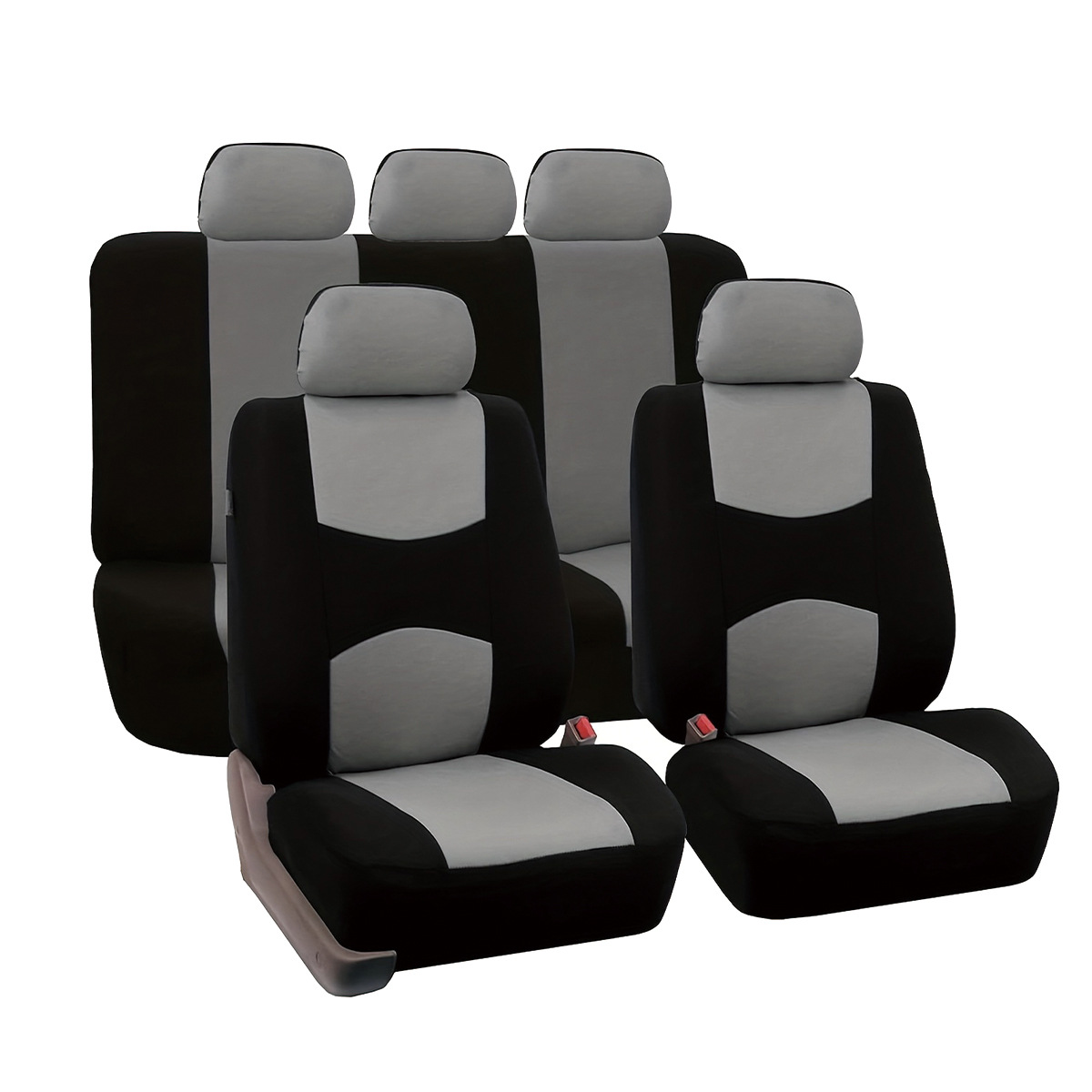 Cross-Border Hot-Selling Mexican, European, and American Foreign Trade Universal Car Seat Cover Set, 9-Piece Flat Set, All-Season Universal Seat Cushion Cover