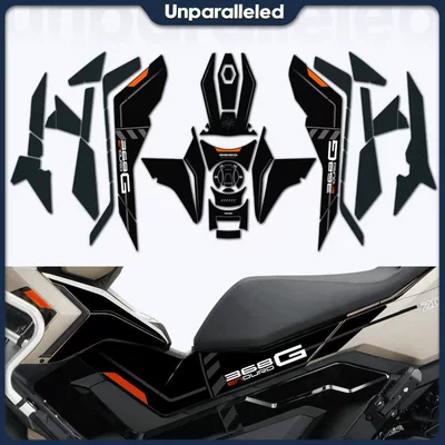 Motorcycle engine and accessories Zontes 368g Fuel Tank Stickers - 26-models-of-c1-full-set-including-pedal-underguard-armor-pet-thickened-matte