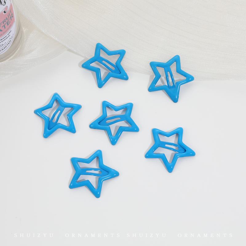 Sweet girl star clip para el cabello 2025 nuevo clip para el cabello de bebés femininos clip para el cabello lateral clip para el cabello de color