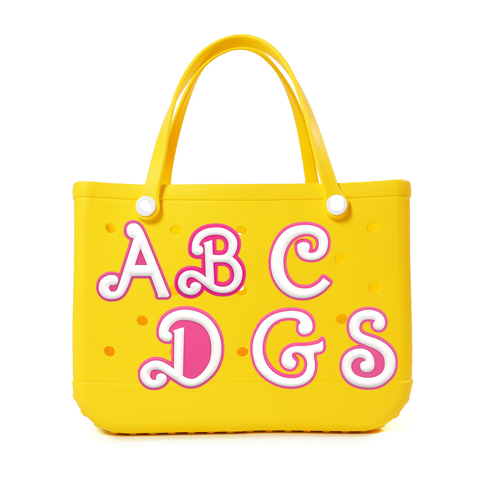 12g Weight Bag Hardware Bag Accessories Type 1 Piece Quantity Daily Occasion PVC Material Letter Pattern Simple Style Style 1 Piece PVC Letter Bag Hardware 1