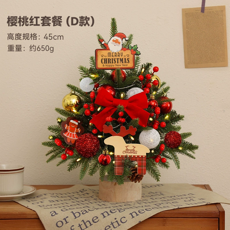 Mini Christmas Tree Pack, 30 / 45 / 60 cm, PVC or PE, 12 pcs per bundle