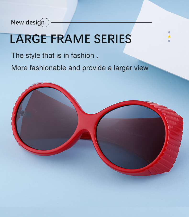 Elliptical Frame Sunglasses For Women Large Trendy Designer Style_voghion.com