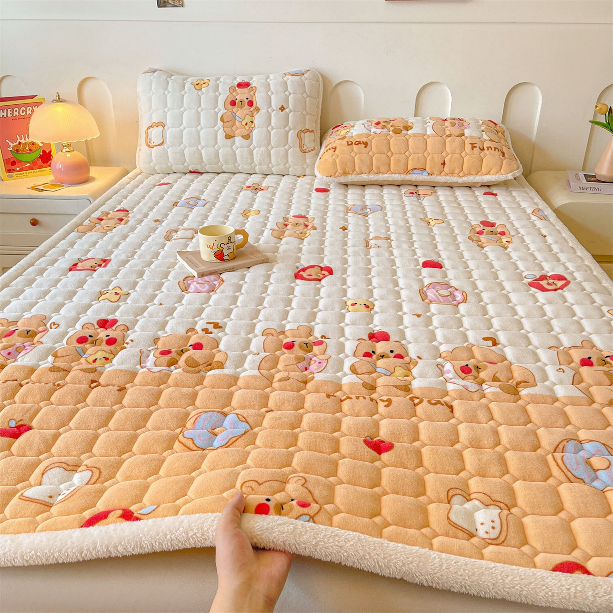 밀크벨벳 매트리스 - 해피파티