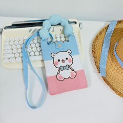 韓版小眾設計可愛卡通迷你手機包包帶充棉手柄百搭斜跨包通勤手拎