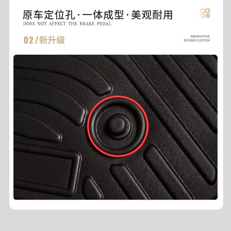 Tapetes de Piso para Auto de TPE Hechos a Medida, Aptos para los Modelos Tucson Nx4 y Tucson L 2022.