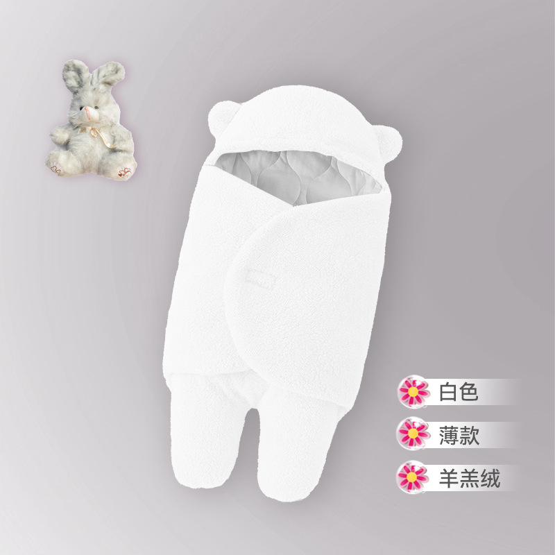 화이트 [이불 모조 램스울] 봄 여름 얇은 스타일