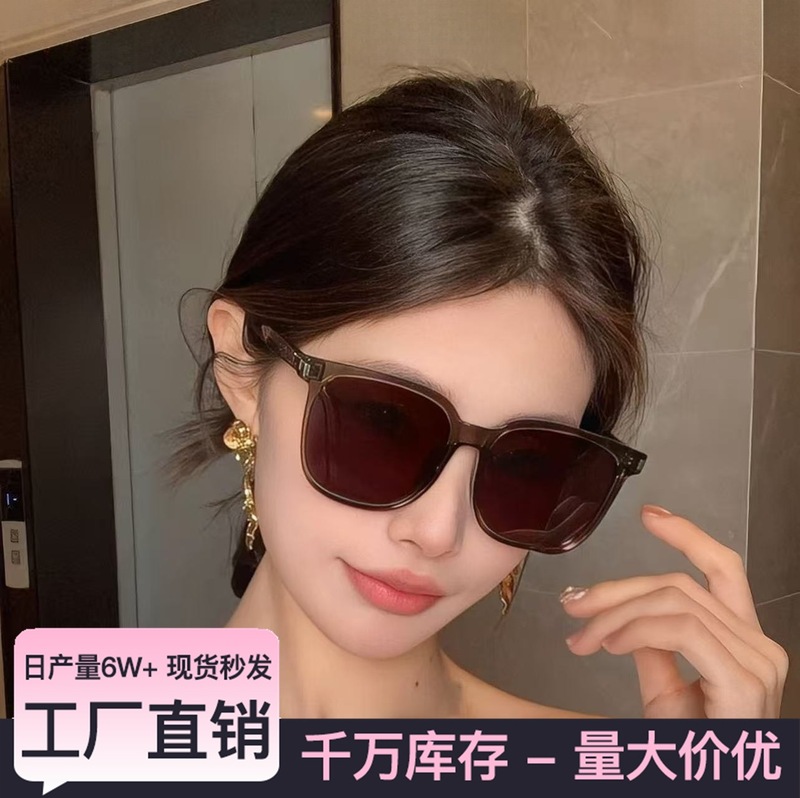 新款韩版大框太阳镜女防紫外线开车专用男高级感热销潮款太阳眼镜|undefined