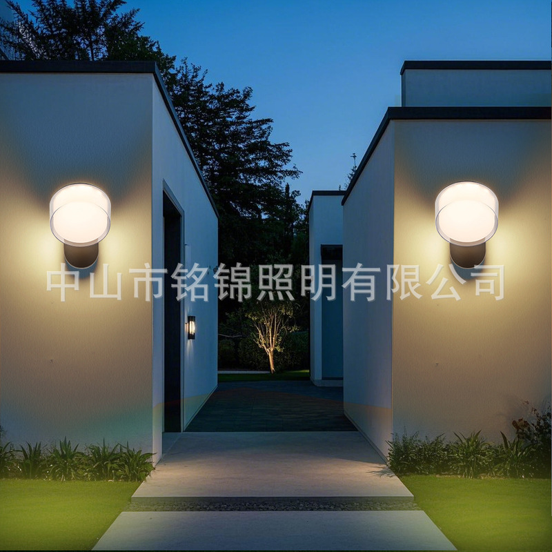 防水 LED 屋外壁ランプ中庭バルコニーガーデンゲート外ドアランプ屋外照明超高輝度センサーランプ|undefined