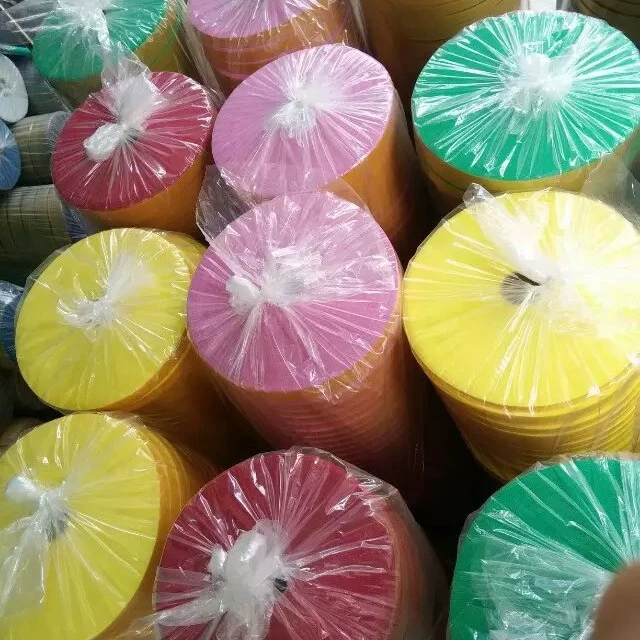 Оптовая продажа от производителя, черно-белые полоски для кромок из нетканого материала, красочные характеристики края нетканой ткани, можно разрезать в размерах.