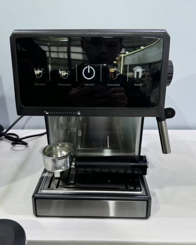 Coffee Machine 20barエスプレッソコーヒーマシンポンプ圧力式半自動高圧抽出クロスボーダーコーヒーマシン|undefined