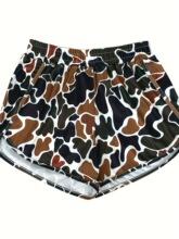 V 14042 Camouflage High Waist Shorts �Բʸ����̿� �羳����
