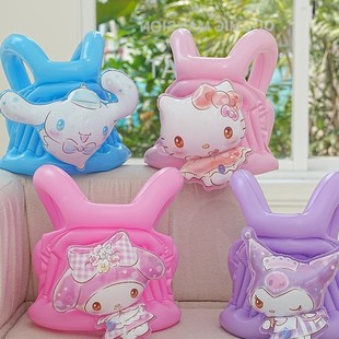 Ugly Baba Ins New Kidsren's Sanrio Inflatable Backpack Water Floating Suit Inflatable Suit Water Auxiliary Supplies