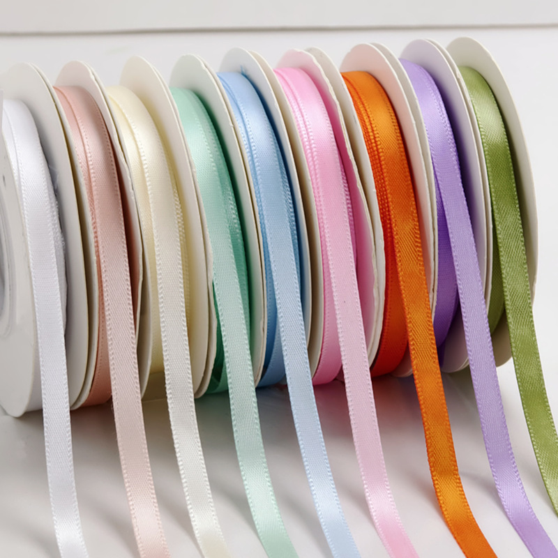 0.6cm Polyester Ribbon Small Roll Bouquet Packaging DIY Accessories Handmade Hair Accessories Ribbon Bow Ribbon Decorative Materials 0.6cm Polyester Ribbon Small Roll Bouquet Packaging DIY Accessories Handmade Hair Accessories Ribbon Bow Ribbon Decorative Materials