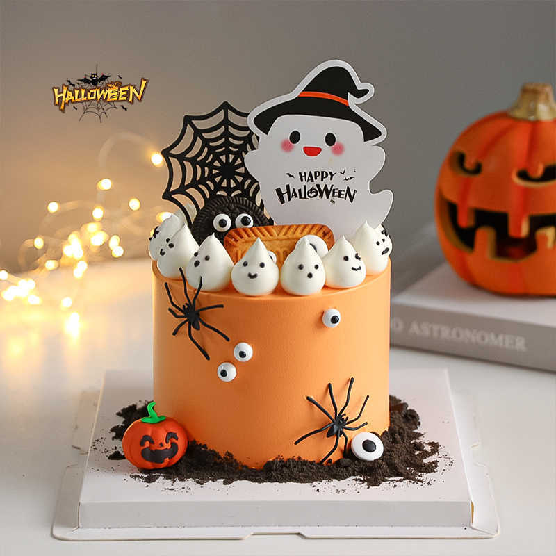 2025 Halloween Oreo Cookie Cake Decoration Mini Fur Ball Hat Cute Funny Eyes Candy Beads Insert 2025 Halloween Oreo Cookie Cake Decoration Mini Fur Ball Hat Cute Funny Eyes Candy Beads Insert