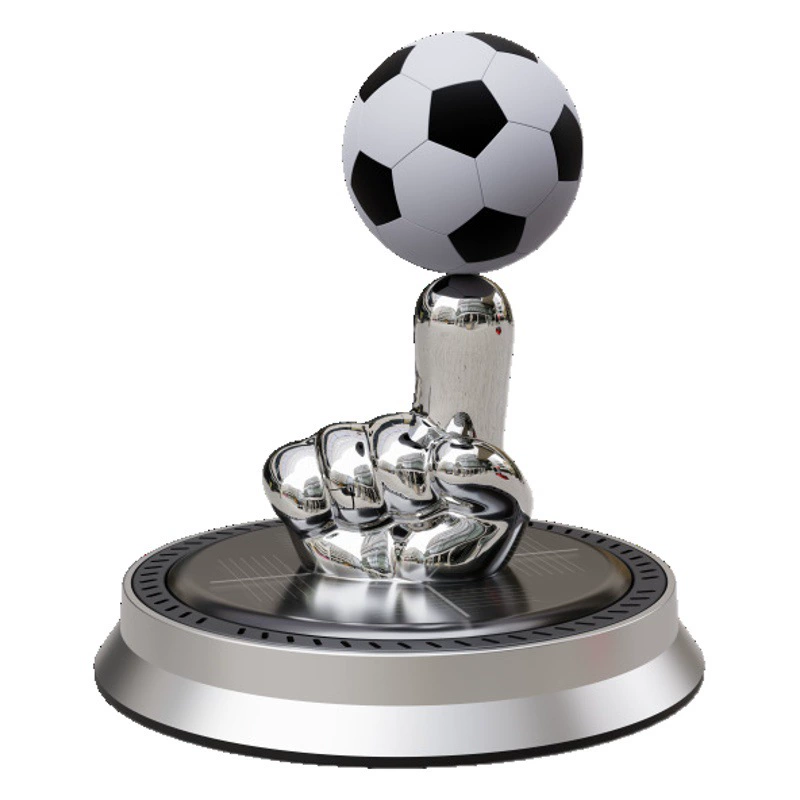 Автомобильные солнечные духи Автомобильные украшения Автомобильная ароматерапия подвеска вращающаяся футбольная планета металлическое украшение