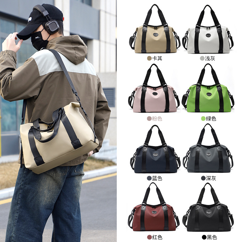 Travel Bag for Short-Distance Business Trips, Lightweight Handbag, Large-Capacity Shoulder Luggage Storage Bag, Waterproof Sports and Fitness Bag Travel Bag for Short-Distance Business Trips, Lightweight Handbag, Large-Capacity Shoulder Luggage Storage Bag, Waterproof Sports and Fitness Bag