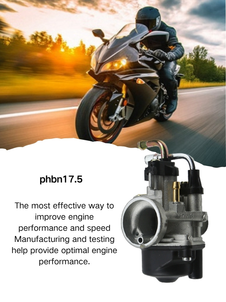 Phbn 17.5 Carburetor Is Suitable for Phva17.5 Dellorto Aerox Minarelli 2-Stroke