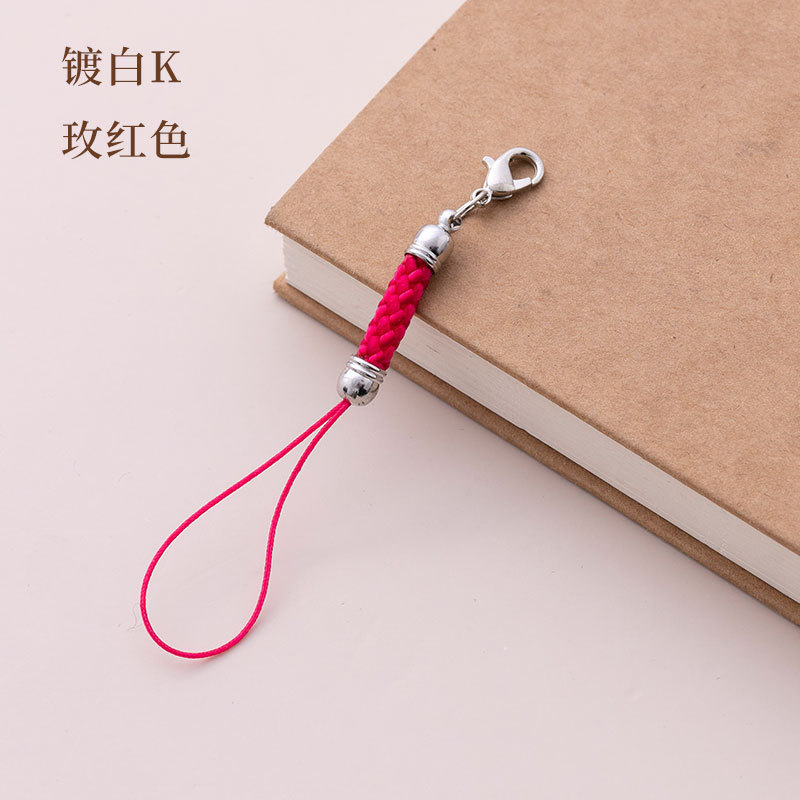 纯色镀金diy材料饰品配件批发配饰挂绳龙虾扣手机吊坠绳子包吊绳|undefined