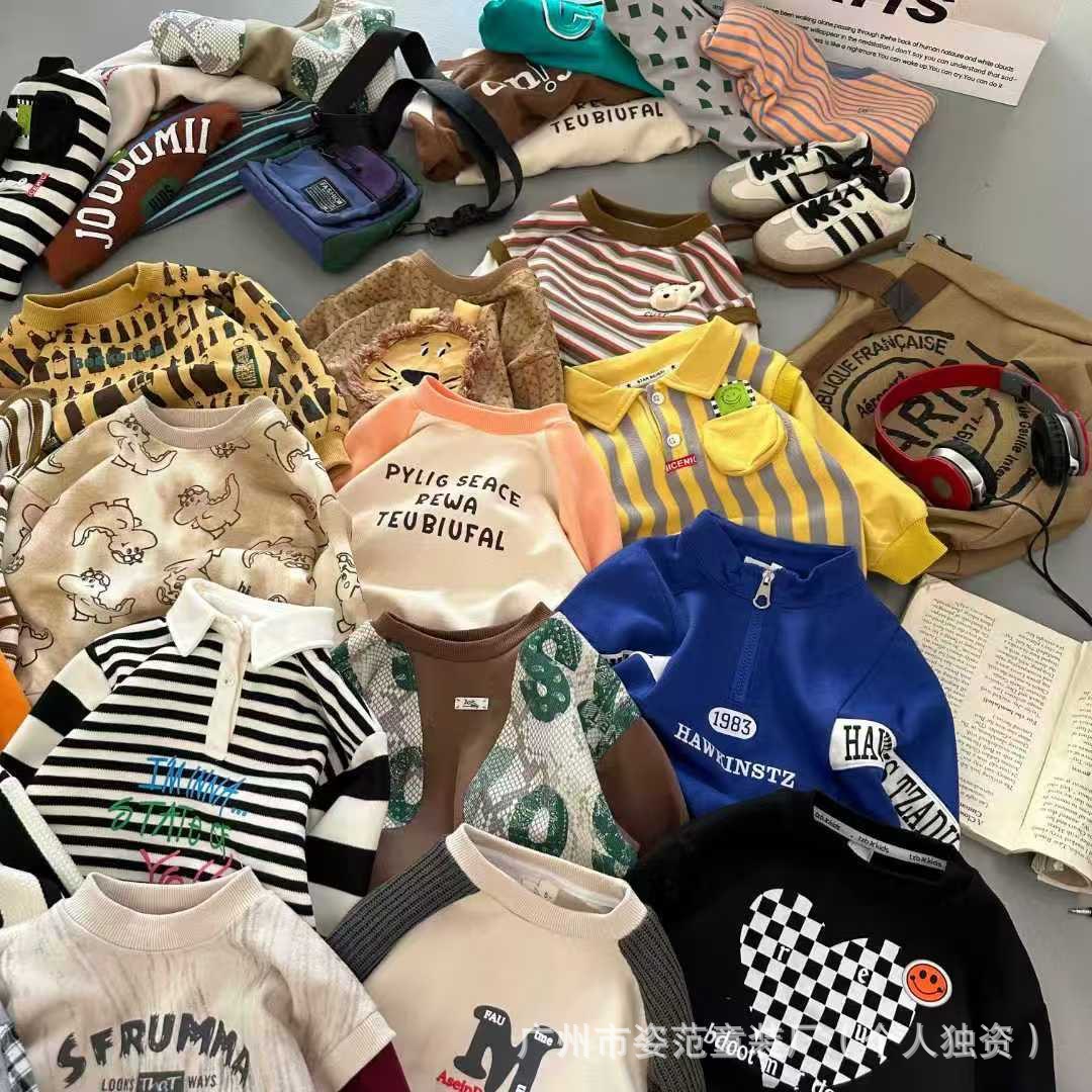 【摩卡贝贝】品牌童装尾货秋冬装尾款清货源实体拿货直播走份批发