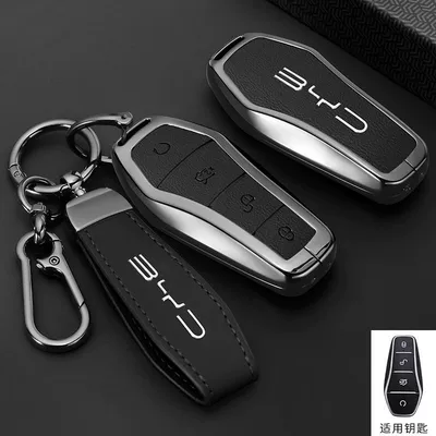 Car key bag | Dmi Tang Pro Senior Male - bright-label-byd-model-b-black-short-lanyard-clasp