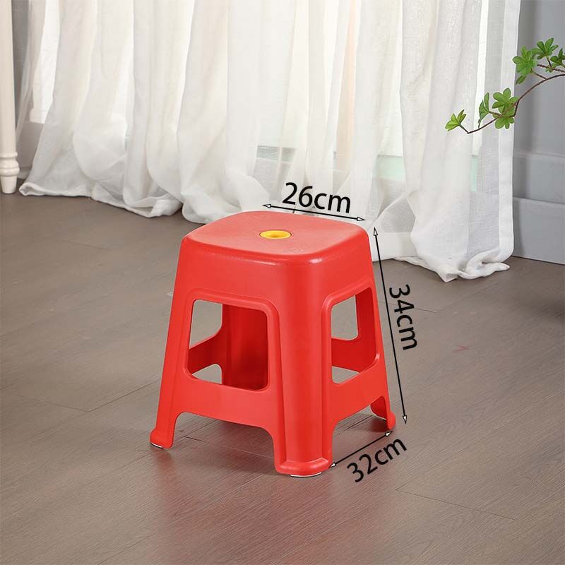 Taburetes de plástico grueso, taburetes altos para adultos, taburetes de comedor para adultos, taburetes de comedor resistentes, taburetes de goma cocinada, taburetes de comedor